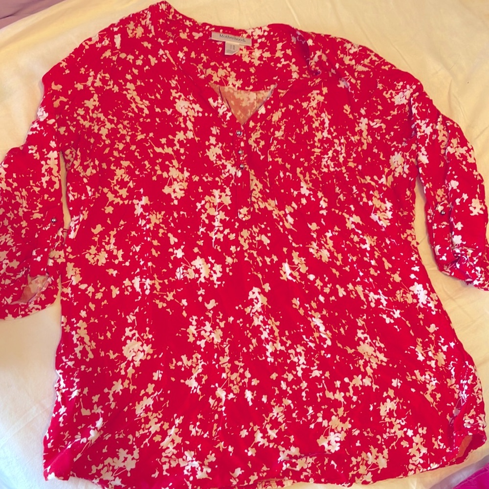 Motherhood Maternity 3/4 Sleeve Top